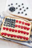 USA Flag Cake