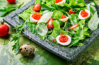 Fresh green salad.Healthy salad