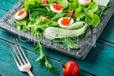 Fresh green salad.Healthy salad