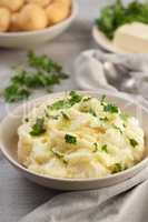 Mashed potatoes with butter