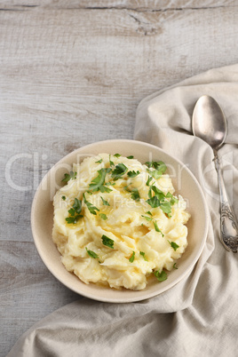 Mashed potatoes with butter