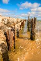 surf at an old German mole from ww2 in Poland