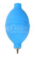 Blue Rubber Bulb Isolated
