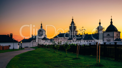 Bogoroditse-Uspensky Monastery at Summer Sunset.