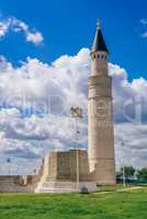 Big Minaret of Ruins of Cathedral Mosque.