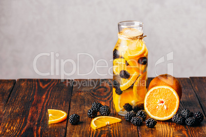 Water with Orange and Blackberry.