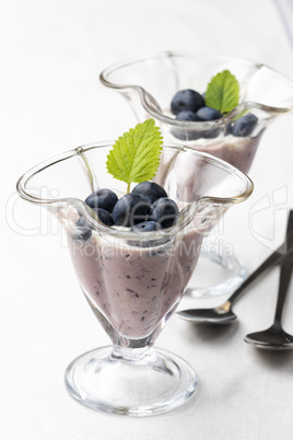 blue berry yoghurt