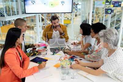 Business people discussing in the meeting at conference room