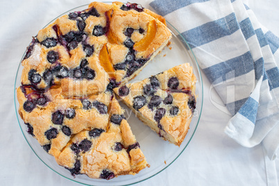 Heidelbeer Aprikosen Kuchen