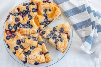 Heidelbeer Aprikosen Kuchen