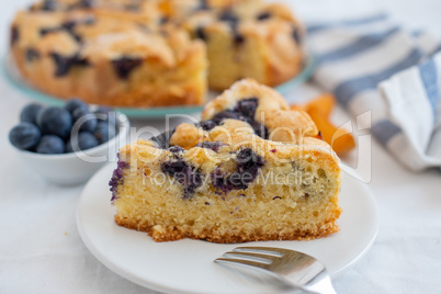 Heidelbeer Aprikosen Kuchen