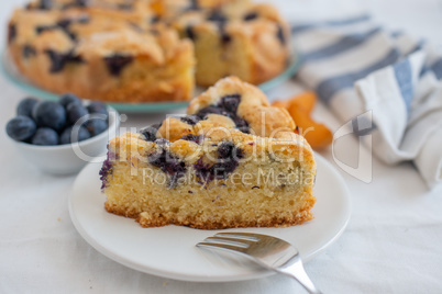 Heidelbeer Aprikosen Kuchen