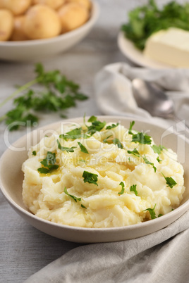 Mashed potatoes with butter