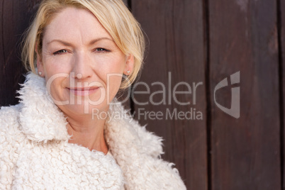Attractive Thoughtful Middle Aged Woman