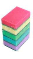 many foam rubber  sponge