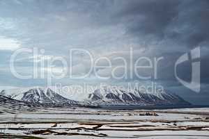 On the road to Dalvik, Iceland