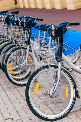 Urban Bicycles on Rental Station.