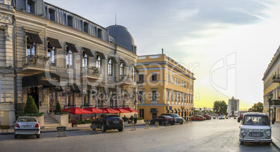 Catherine Square and Hotel Paris in Odessa