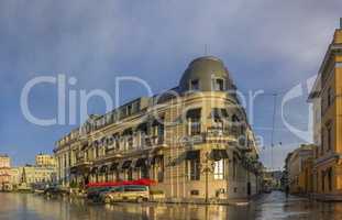 Catherine Square and Hotel Paris in Odessa
