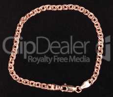 red Gold Chain Bracelet