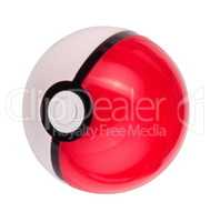 plastic game toy ball isolated