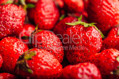 Ripe strawberry Background.