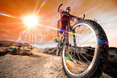 Mountain bike.Sport and healthy life