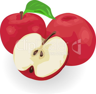 Red apples