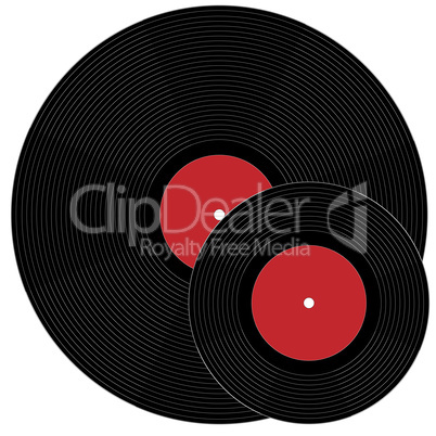 Big and minion phonograph records