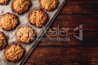 Oatmeal Cookies with Raisins.