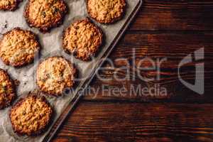 Oatmeal Cookies with Raisins.