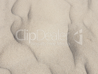 Sand on a beach