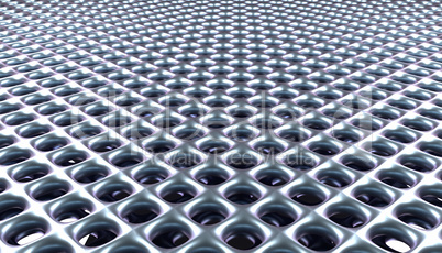 Steel grid background