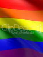 Rainbow flag background