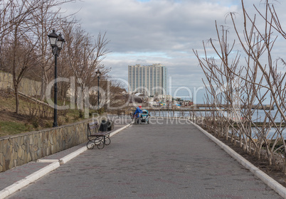 Coastal Park in Odessa, Ukraine