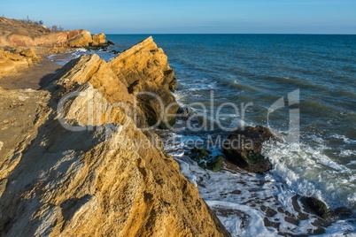 Rocks near the Black Sea coast