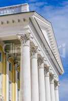 Front of Old Buildig with Columns.