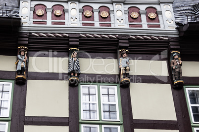 Half-timbered building in Wernigerode (Harz)
