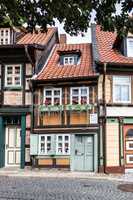 The smalest half-timbered house in Wernigerode (Harz)