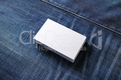 Blank business cards