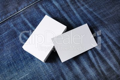 Mockup of business cards