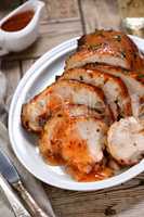 Baked turkey breast