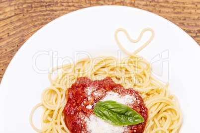 spaghetti heart