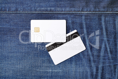 Plastic chip cards
