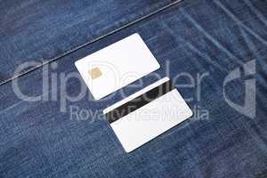 Blank chip cards