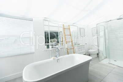 White modern bathroom