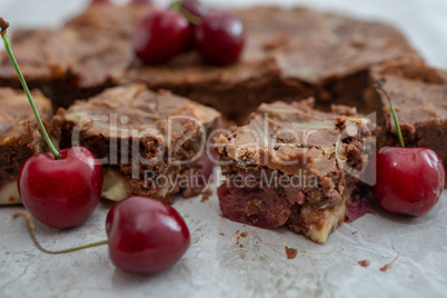 Kirsch Schokoladen Brownie