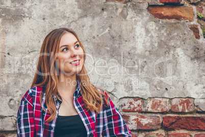 Young beautiful woman is smiling