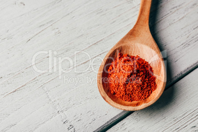 Spoonful of chili powder