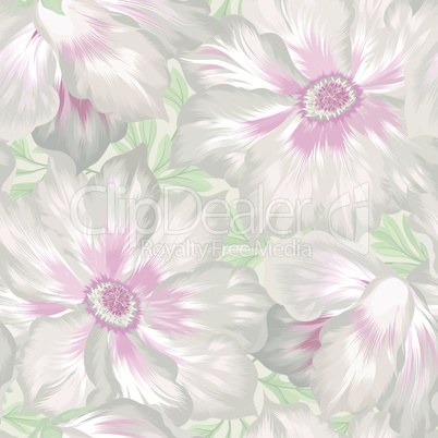 Floral seamless pattern. Flower background. Flourish tiled wallpaper with flowers.